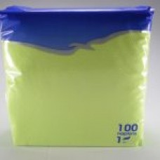 Galda salvetes Dubo lime 33x33-100 1 slānis